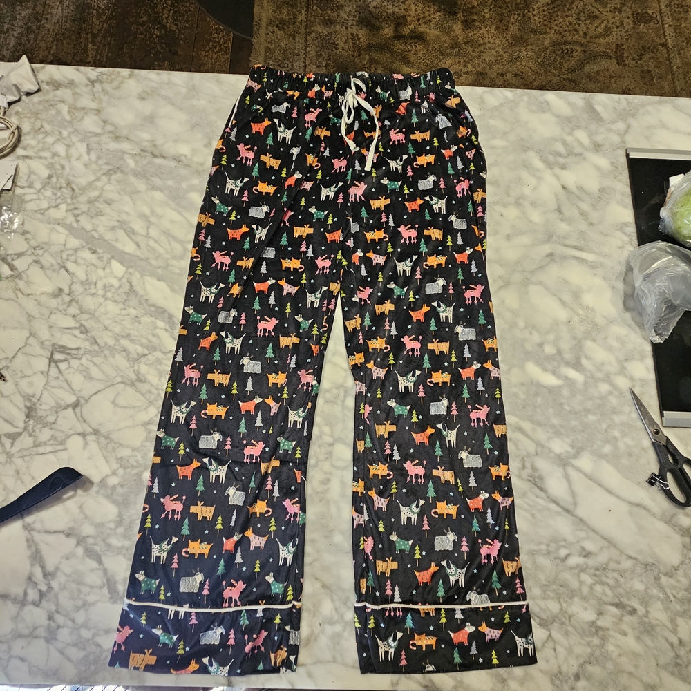 Colorful Animal Print Lounge Pants
